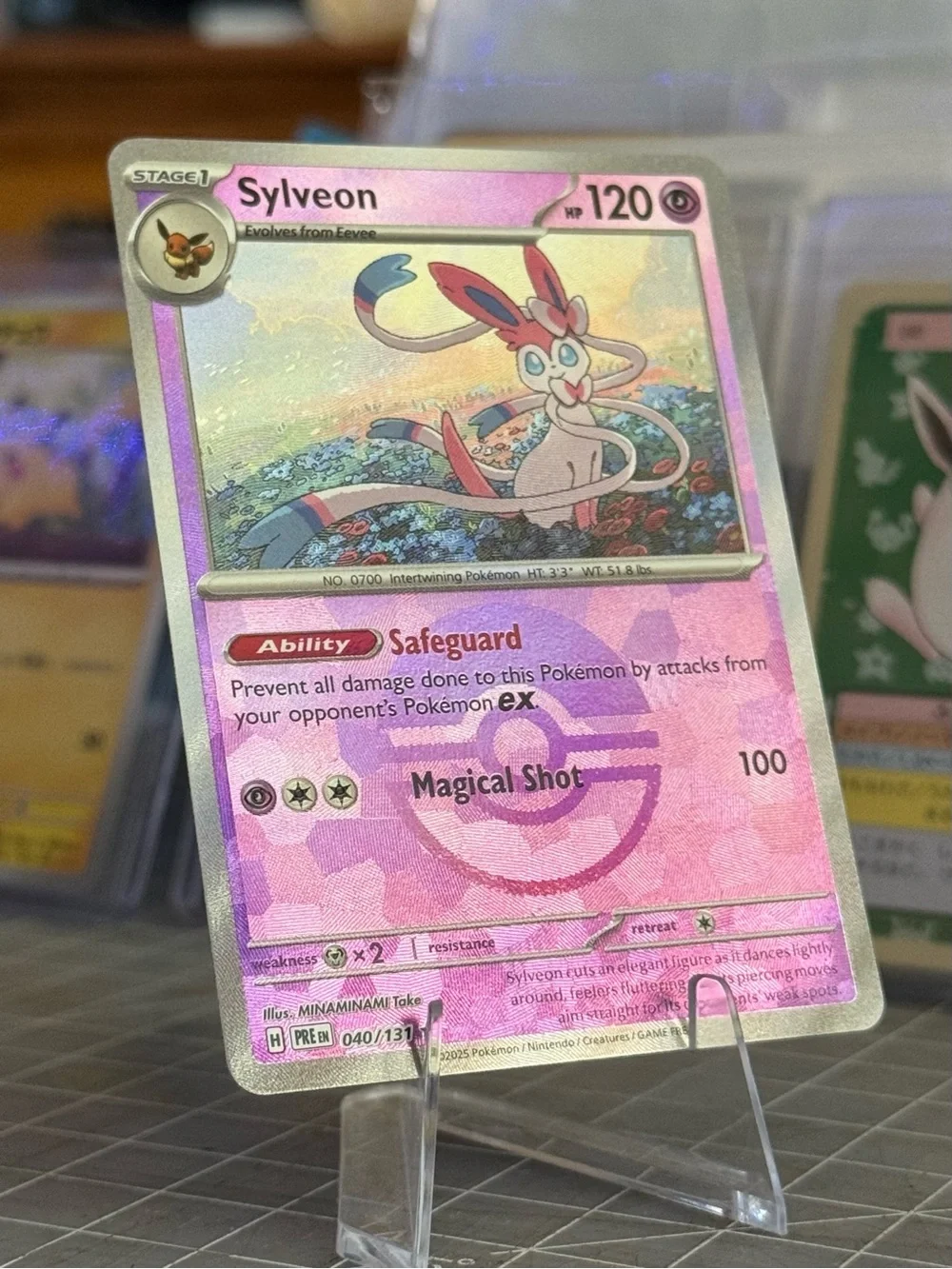Sylveon Poke Ball Holo